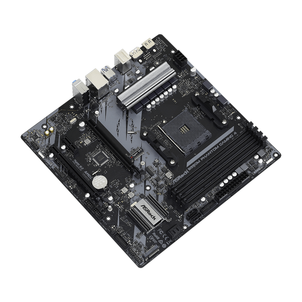 Pamatplate ASROCK AMD B550 SAM4 MicroATX (B550MPHANTOMGAMING4) - foto 3