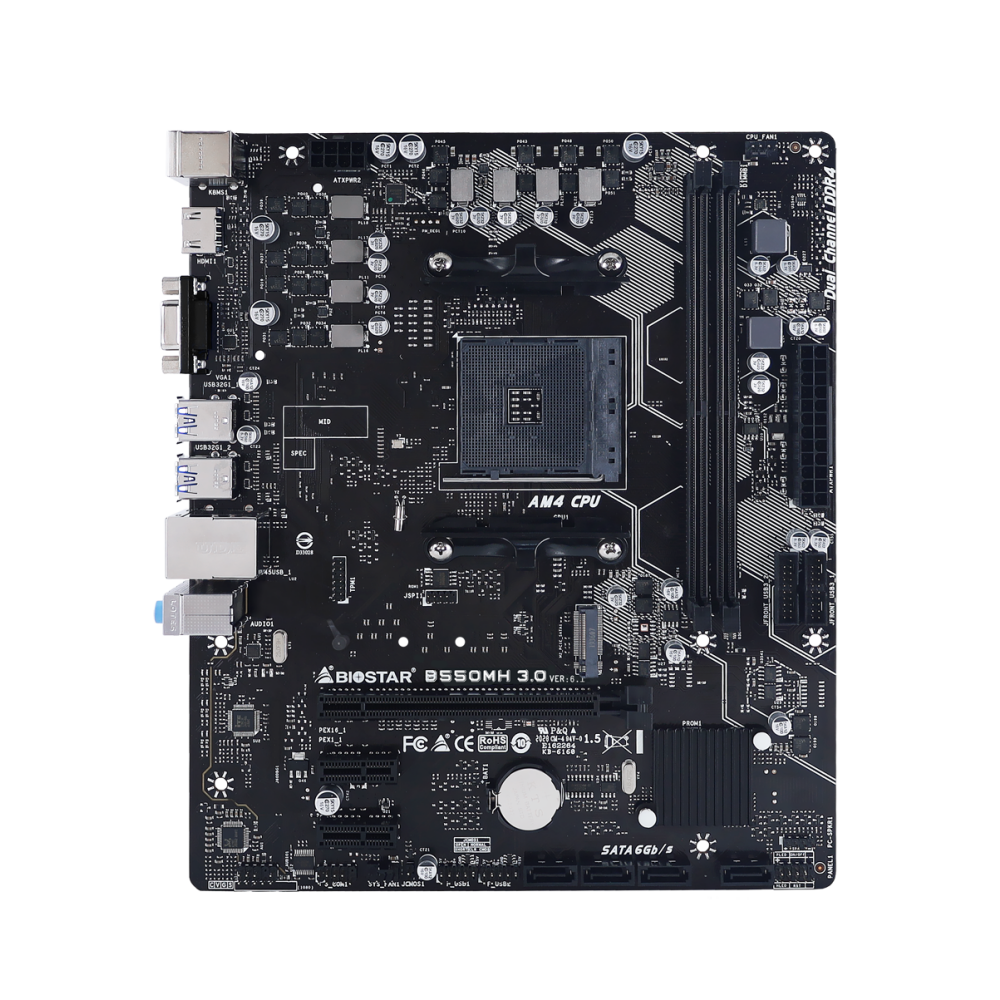 Pamatplate BIOSTAR AMD B550MH (B550MH3.0)
