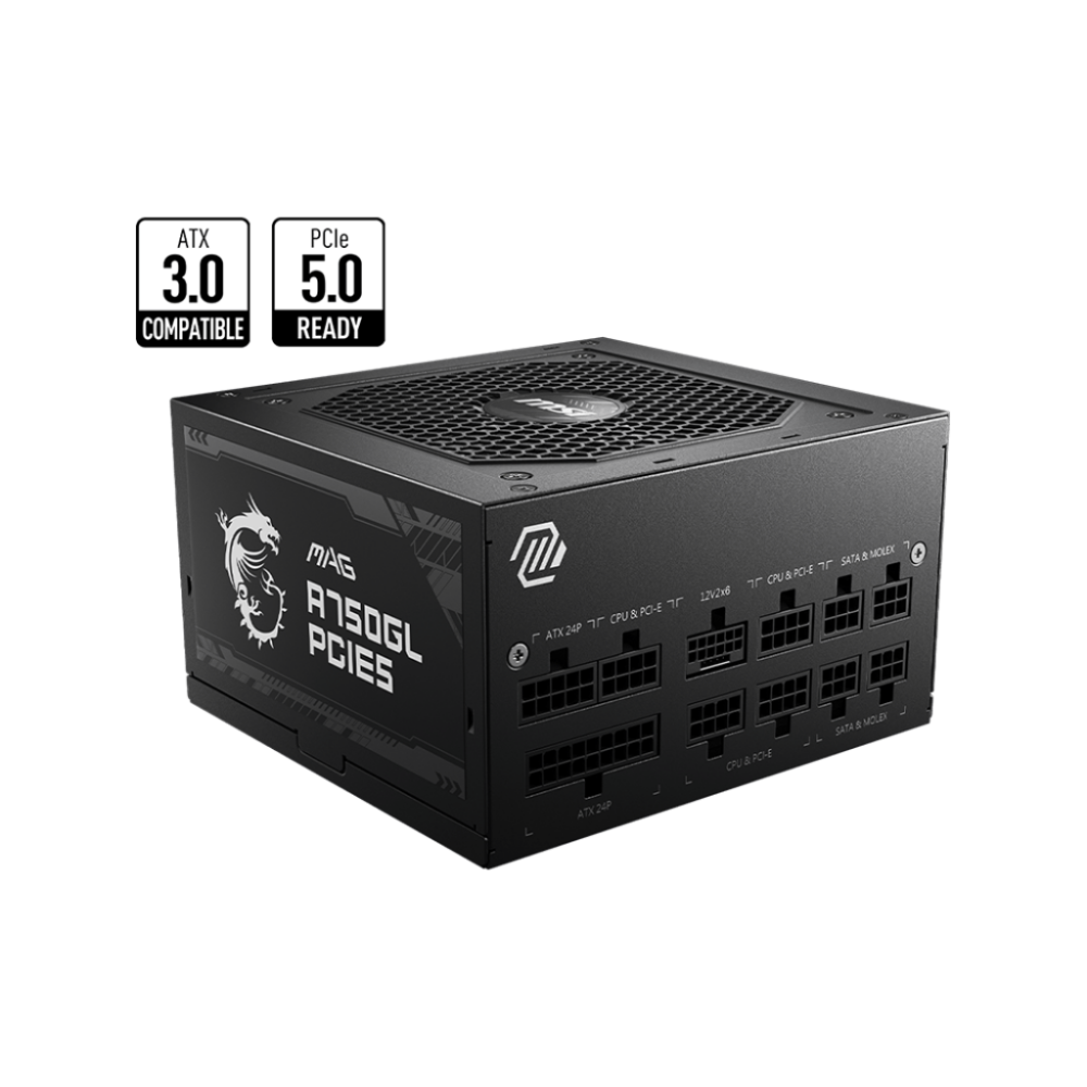 Barošanas bloks MSI MAG A750GL 750w (MAGA750GLPCIE5) - foto 4