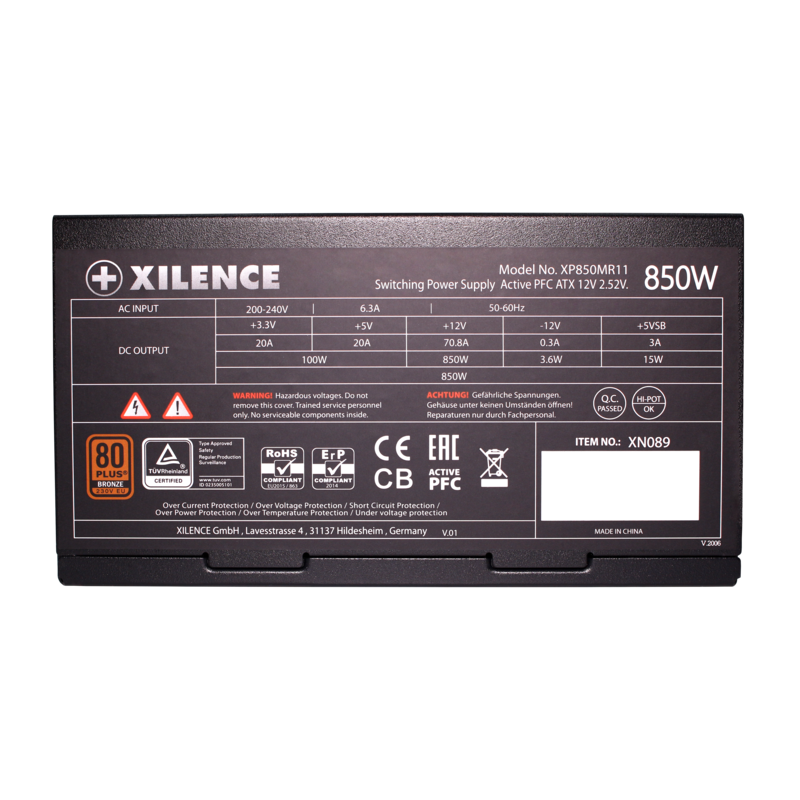 Bloc dalimentation XILENCE Performance A+ III 850w (XN089) - photo 4