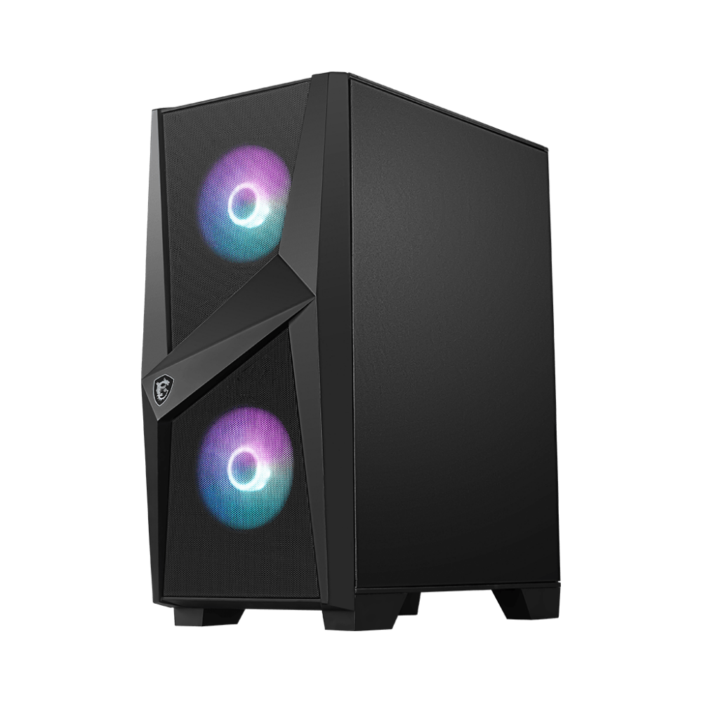 Datoru korpuss MSI MAG Forge 100R MidiTower ATX MicroATX MiniITX Black (MAGFORGE100R) - foto 3