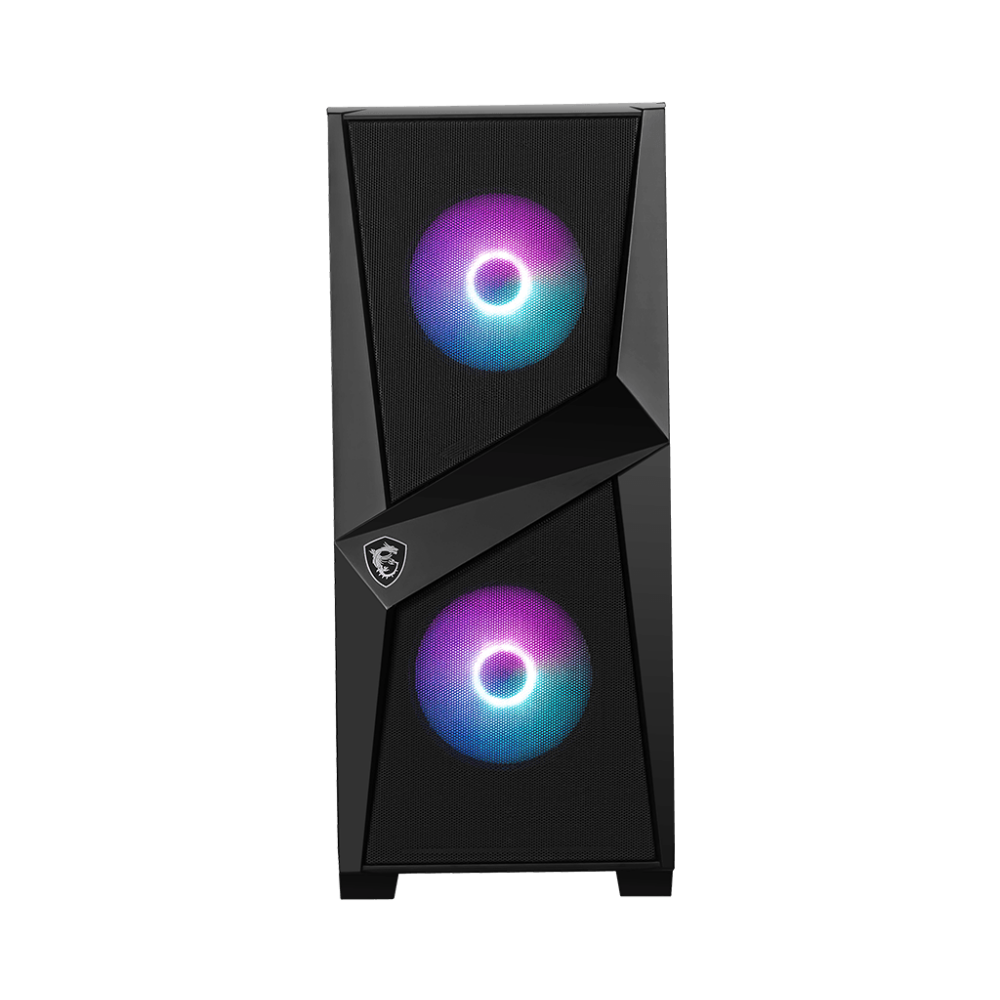 Datoru korpuss MSI MAG Forge 100R MidiTower ATX MicroATX MiniITX Black (MAGFORGE100R) - foto 4