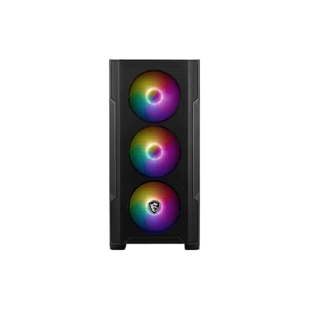 Datoru korpuss MSI MAG FORGE M100A MicroTower Black (MAGFORGEM100A) - foto 3