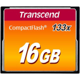 Carte mémoire 16Gb Compact Flash Transcend 133x (TS16GCF133)