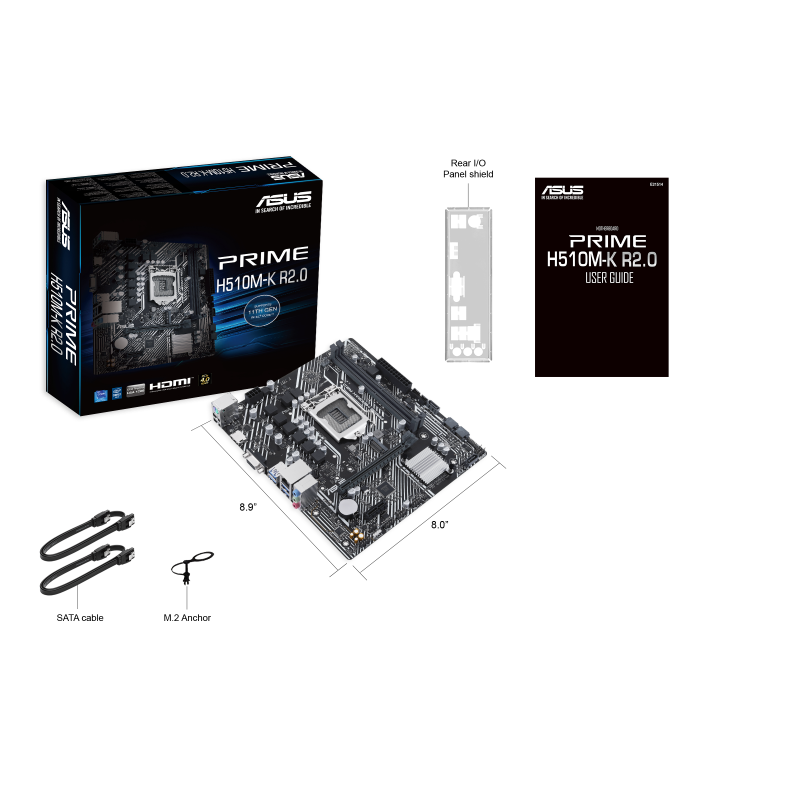 Pamatplate ASUS PRIME H510M-K R2.0 LGA1200 (90MB1E80-M0EAY0) - foto 6