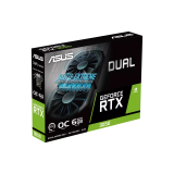 Videokarte ASUS NVIDIA GeForce RTX 3050 6 GB GDDR6 (DUAL-RTX3050-O6G)