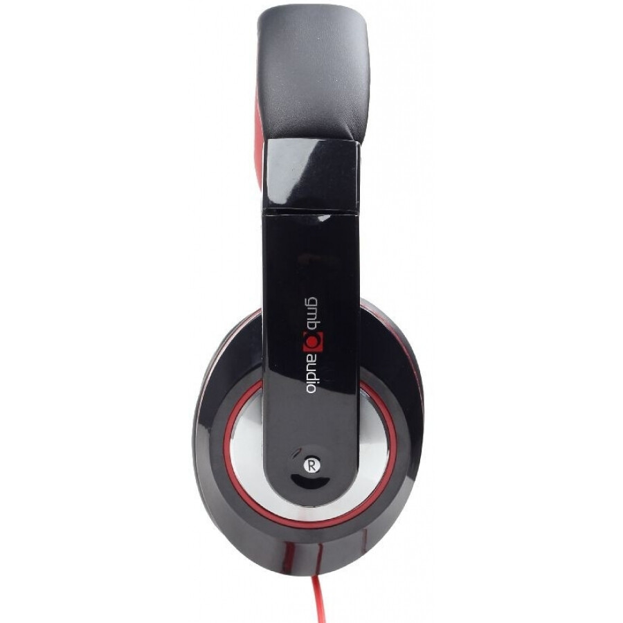 Austiņas GEMBIRD BOSTON Black/Red (MHS-BOS) - foto 2