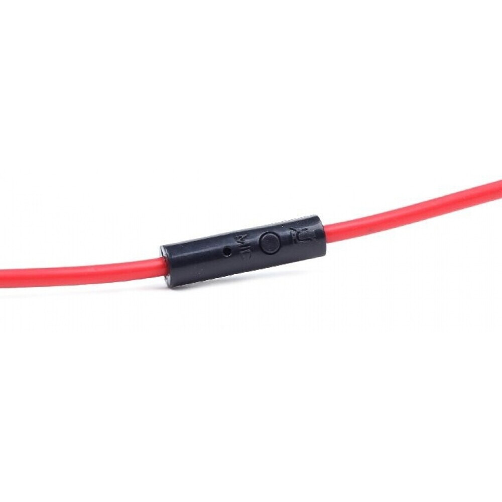 Austiņas GEMBIRD BOSTON Black/Red (MHS-BOS) - foto 3