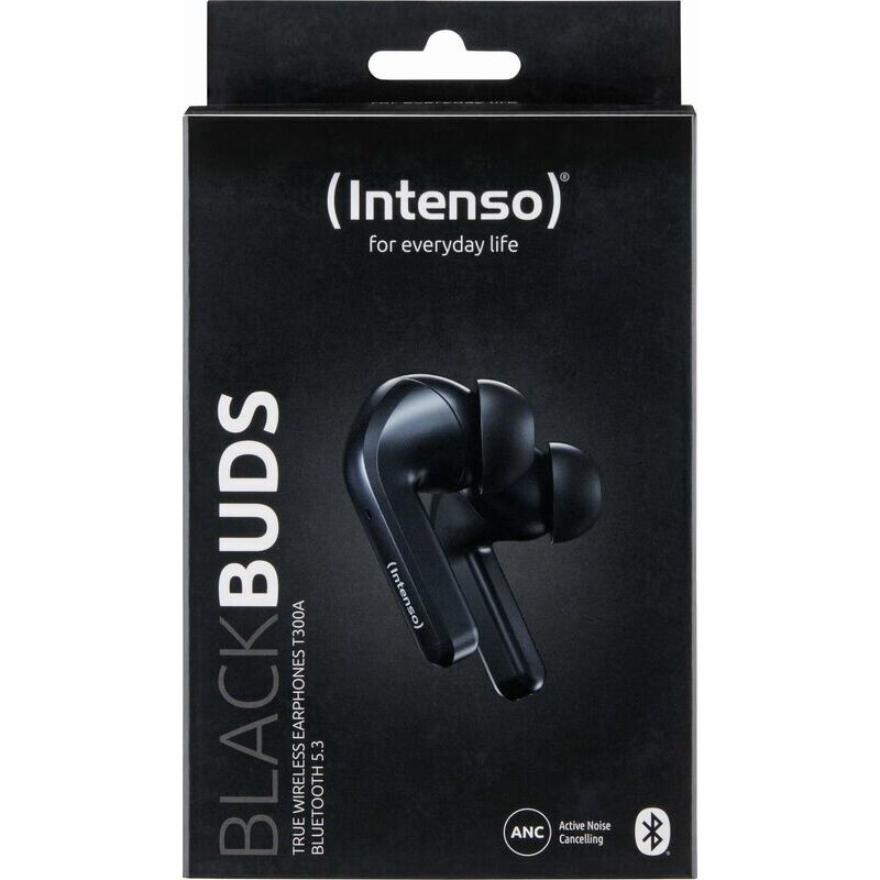 Austiņas INTENSO BUDS T300A BLACK (3720300) - foto 5
