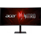Monitors ACER Nitro XV5 XV345CURVbmiphuzx 34" Gaming/Curved/21 : 9 Panel IPS 3440x1440 21:9 165Hz Matte 1 ms (UM.CX5EE.V01)