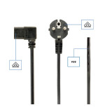 Barošanas kabelis Gembird Schuko - IEC-320-C13, 1.8m (PC-186A-VDE)
