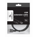 GEMBIRD CC-USB2-AMAF-75CM/300-BK USB (CC-USB2-AMAF-75CM/300-BK)