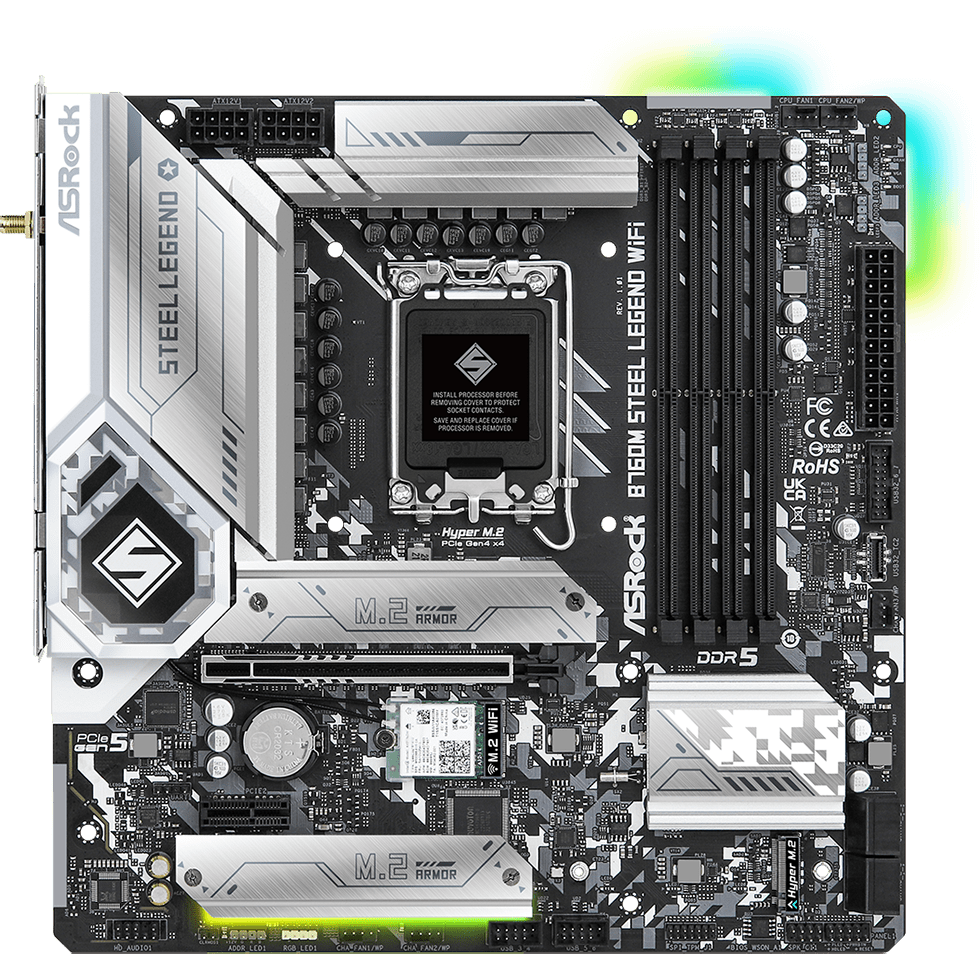 Carte mère ASRock B760M STEEL LEGEND WIFI