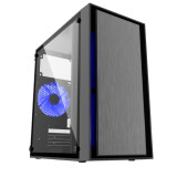 Datoru korpuss GEMBIRD Midi-Tower PC case 3 fans (CCC-FORNAX-960B)
