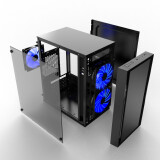 Datoru korpuss GEMBIRD Midi-Tower PC case 3 fans (CCC-FORNAX-960B)