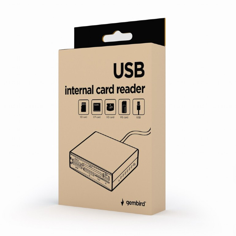 Karšu lasītājs GEMBIRD USB card reader (FDI2-ALLIN1-02-B) - foto 3