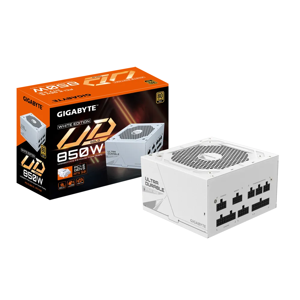 Barošanas bloks GIGABYTE UD850GM PG5W 850W (GP-UD850GM PG5W) - foto 7