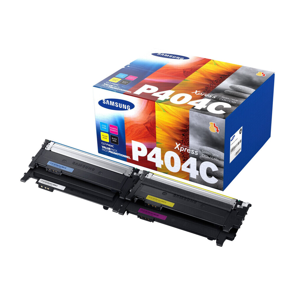Kārtridžs SAMSUNG CLT-P404C/ELS 4-pk CYMK Toner (SU365A) - foto 2