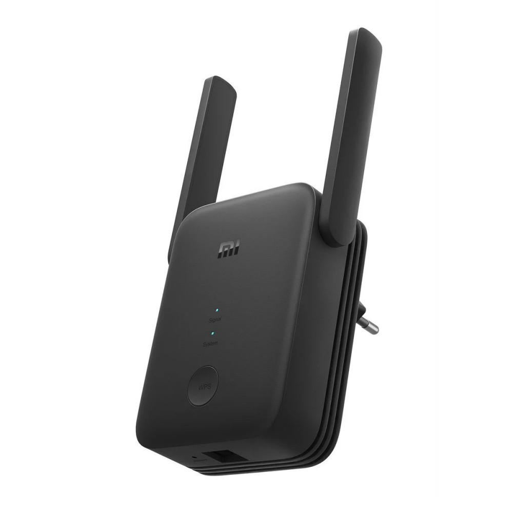 Piederums rūteriem, maršrutētājiem un komutatoriem Xiaomi Mi Wi-Fi Range Extender AC1200 Black (DVB4348GL)