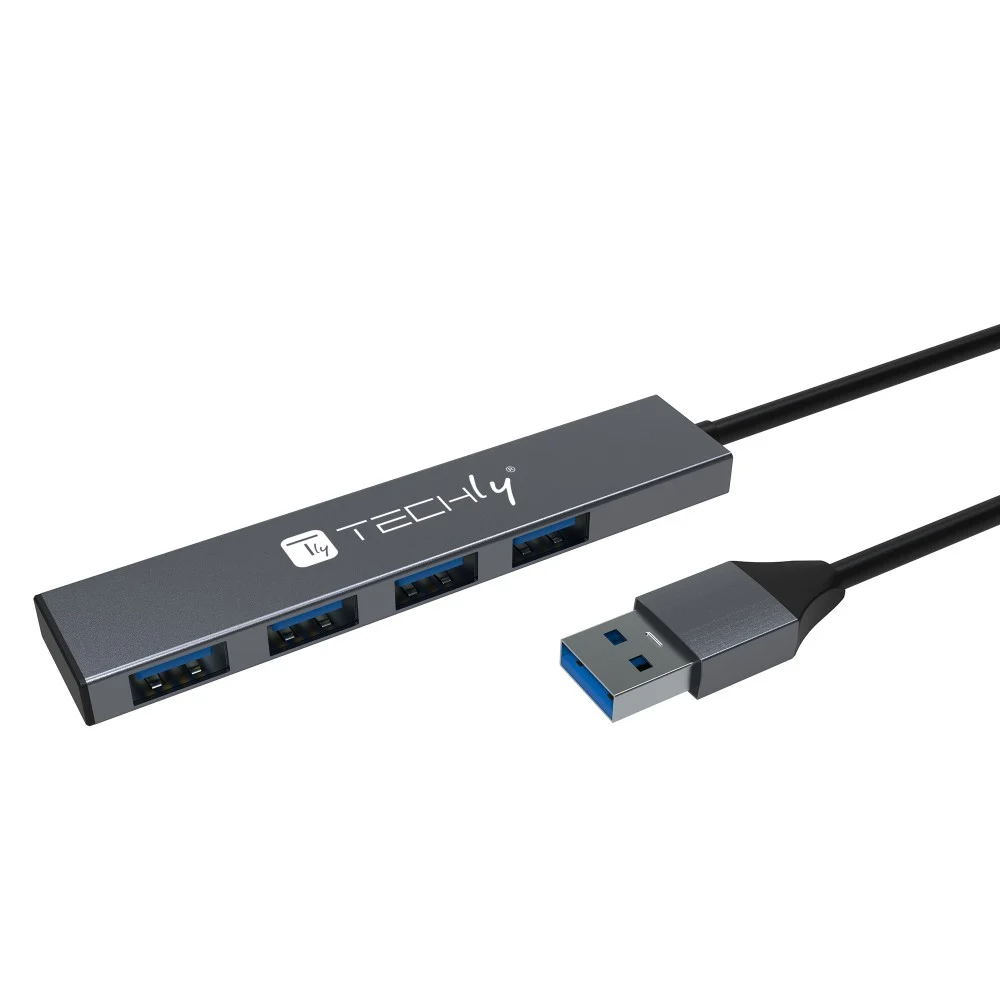 TECHLY USB-A 3.2 Hub with 4 USB-A Ports (365948)