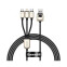 BASEUS USB TO 3IN1 1.2M/BLACK (CASX010001)