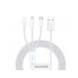 BASEUS USB TO 3IN1 1.5M/WHITE (CAMLTYS-02)