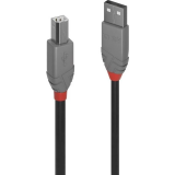 LINDY USB2 A-B 2M/ANTHRA (36673)