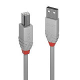 LINDY USB2 A-B 2M/ANTHRA GREY (36683)