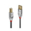 LINDY USB2 A-B 3M/CROMO (36643)