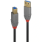 LINDY USB3.2 A-B 2M/ANTHRA (36742)