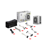 Bloc dalimentation MSI MAG A850GL PCIE5 850 W (ZDLMISOBU0017)