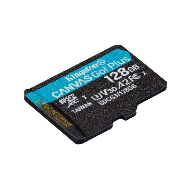 Atmiņas kartes Kingston Canvas Go Plus 128GB microSDXC (SDCG3/128GBSP)