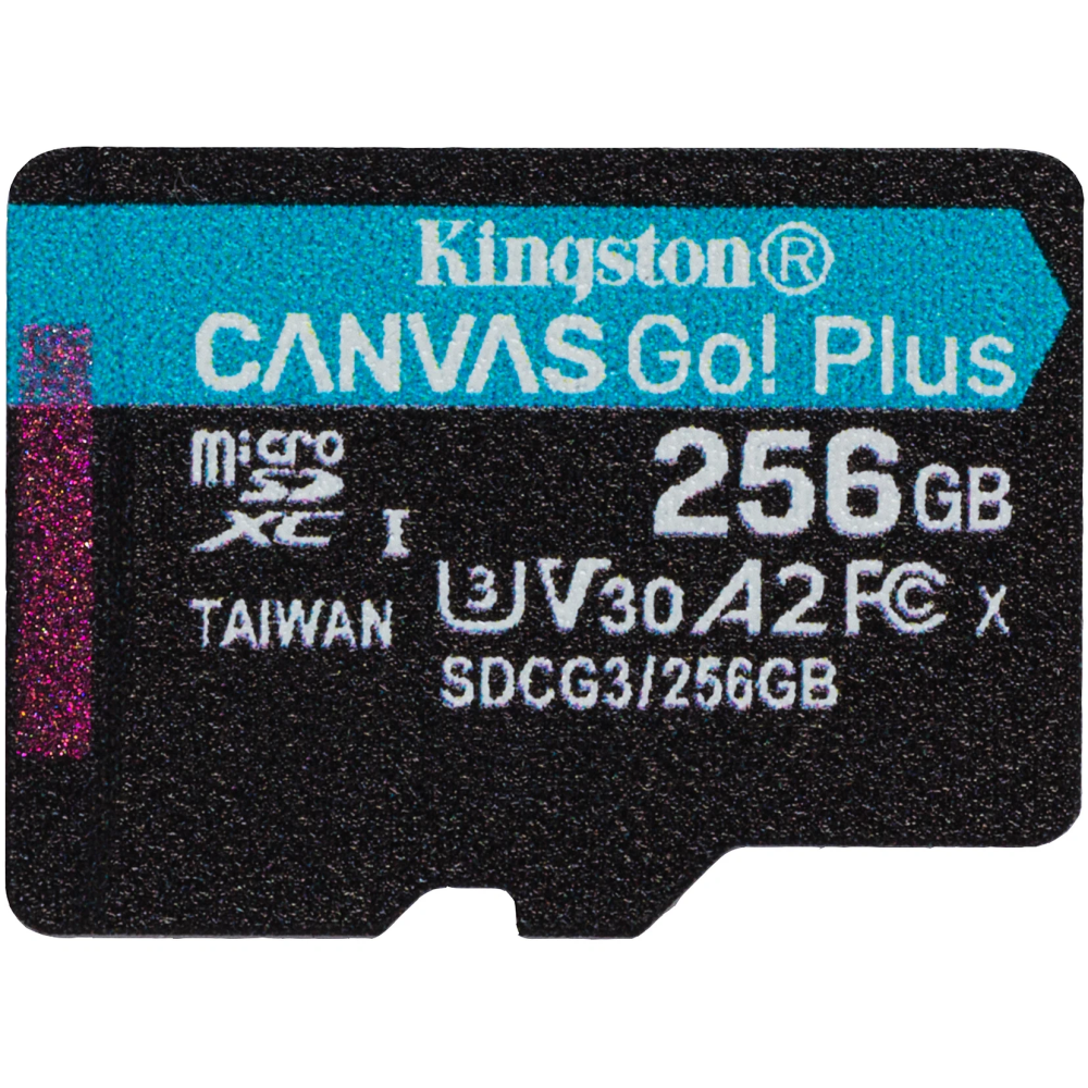 Atmiņas kartes Kingston Canvas Go Plus 256GB microSDXC (SDCG3/256GBSP)