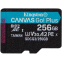 Atmiņas kartes Kingston Canvas Go Plus 256GB microSDXC (SDCG3/256GBSP)