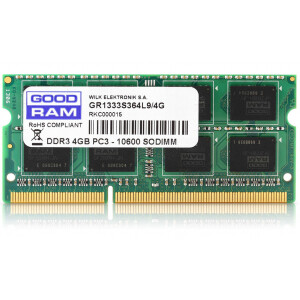 Operatīvā atmiņa Goodram PC3-12800 4GB 1600 MHz DDR3 CL11 (GR1600S364L11S/4G)