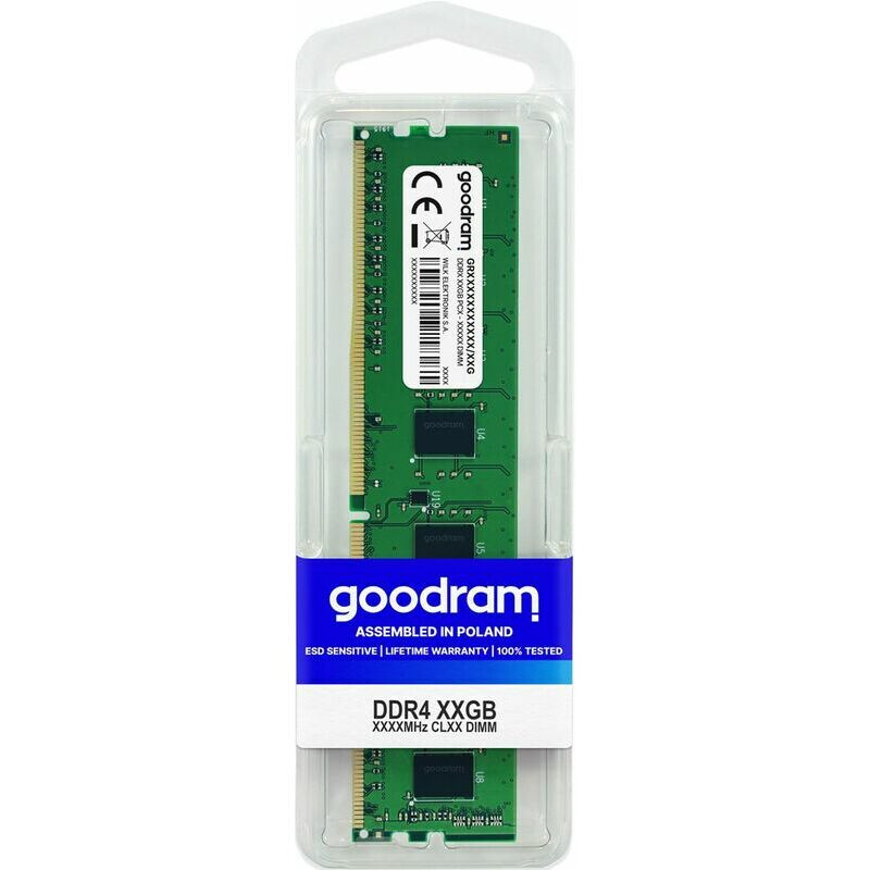 Operatīvā atmiņa Goodram 8 GB 3200 MHz DDR4 CL22 (GR3200D464L22S/8G)