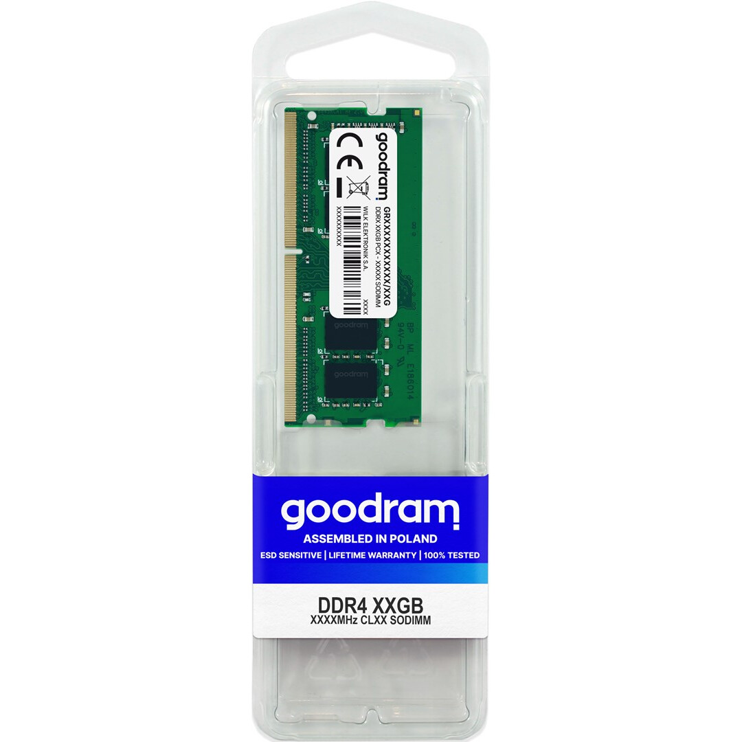Operatīvā atmiņa Goodram 16 GB 3200 MHz DDR4 CL22 (GR3200S464L22/16G)