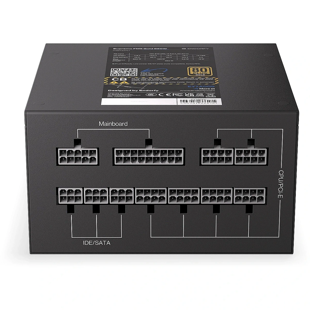 Barošanas bloks Endorfy Supremo FM5 Gold  850 W (EY7A009) - foto 4