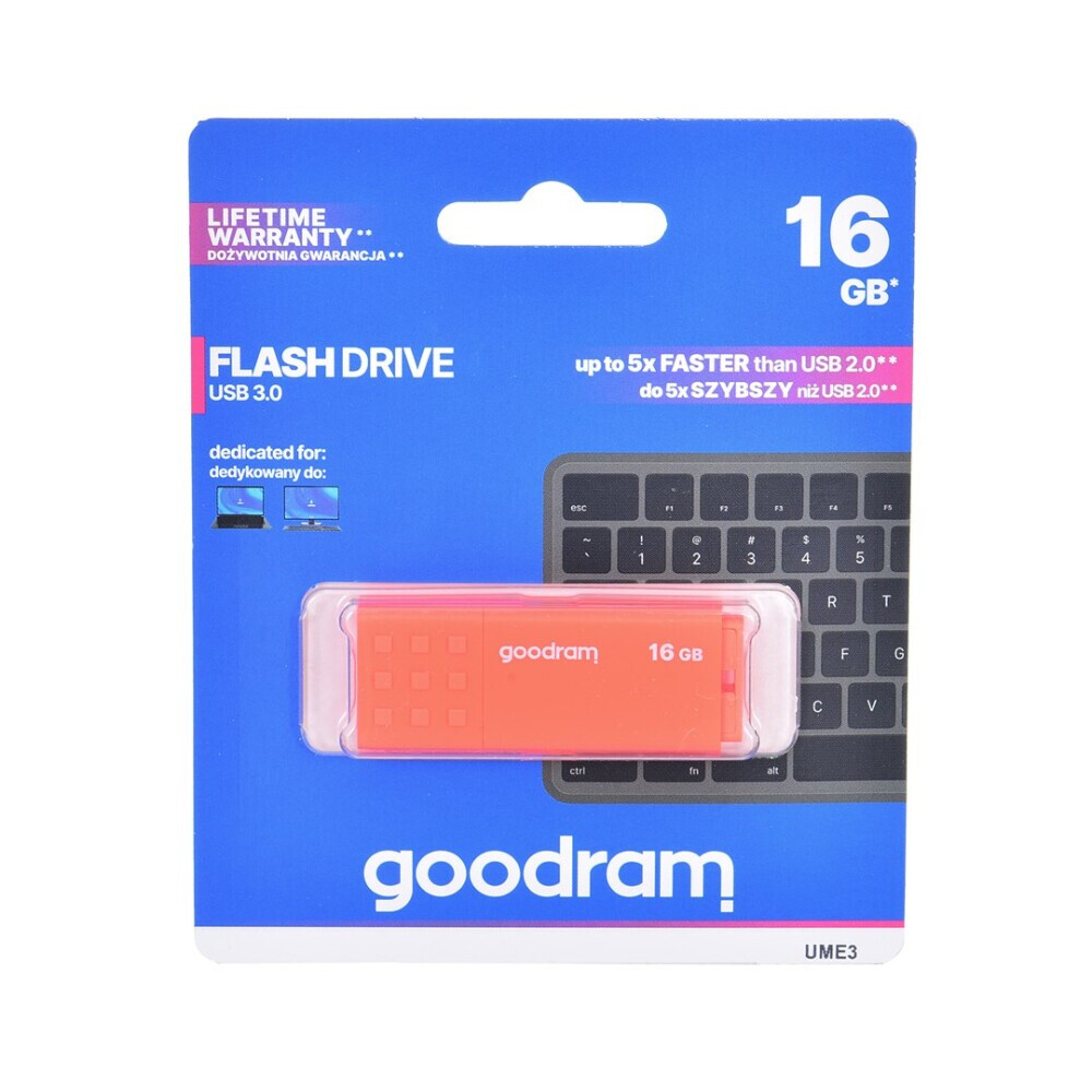 USB zibatmiņa Goodram UME316 GB USB Type-A 3.2 Gen 1 (UME3-0160O0R11)