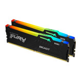 Operatīvā atmiņa Kingston FURY Beast RGB 32GB 5600MHz DDR5 CL36 Kit of 2x16GB (KF556C36BBEAK2-32)