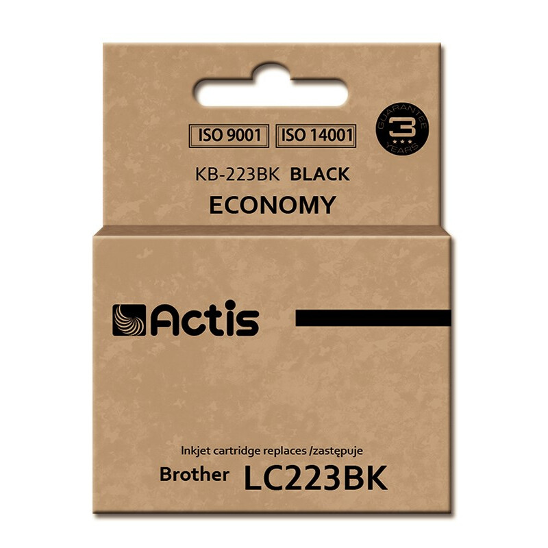 Kārtridžs Actis KB-223BK ink 16 ml for Brother black (KB-223Bk)