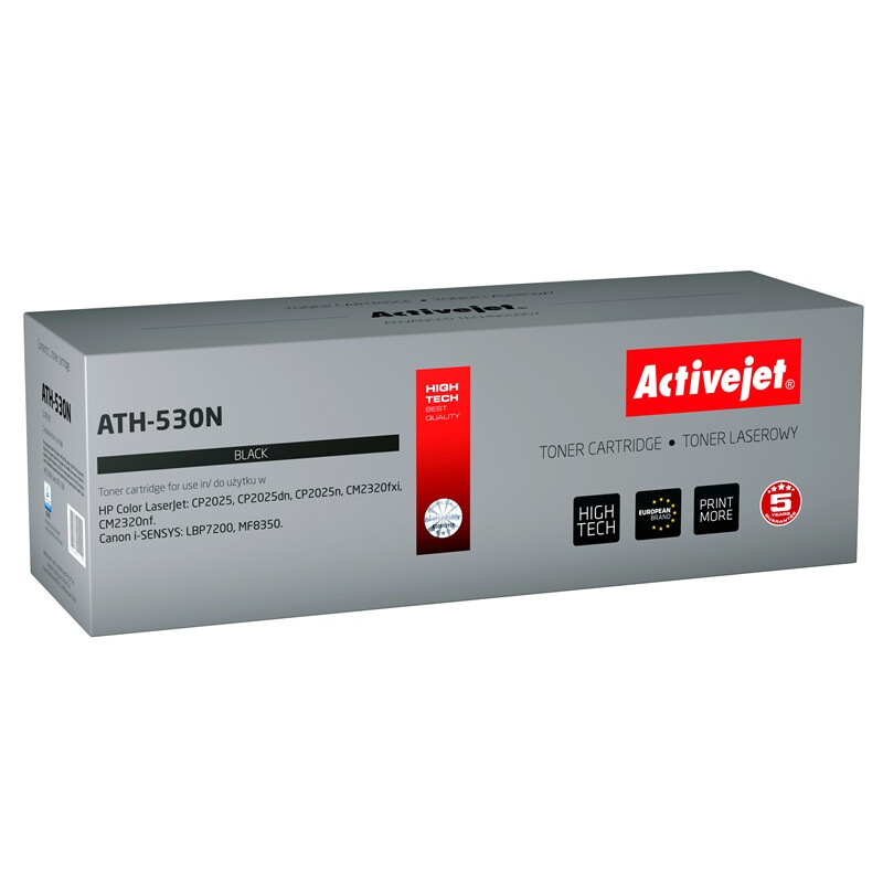 Toneris Activejet ATH-530N (replacement for HP 304A CC530A, Canon CRG-718B; Supreme; 3800 pages; black) (ATH-530N)