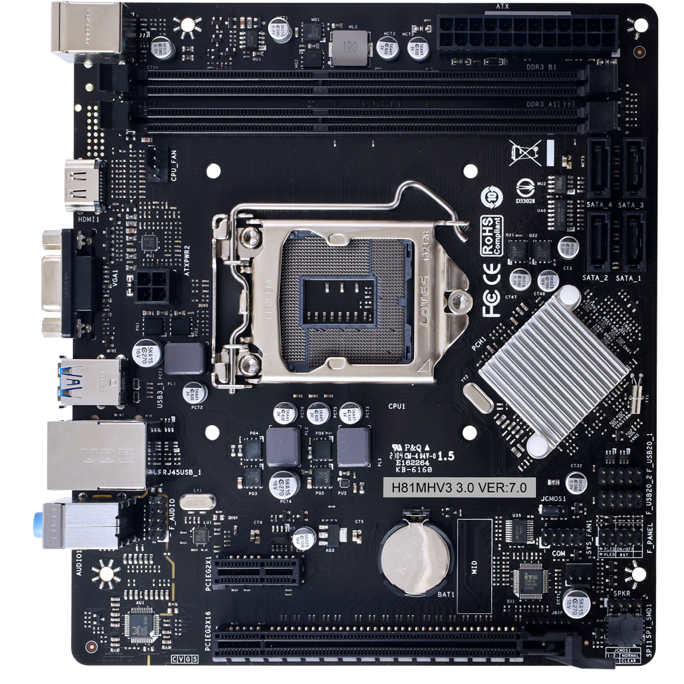 Carte mère Biostar H81MHV3 3.0