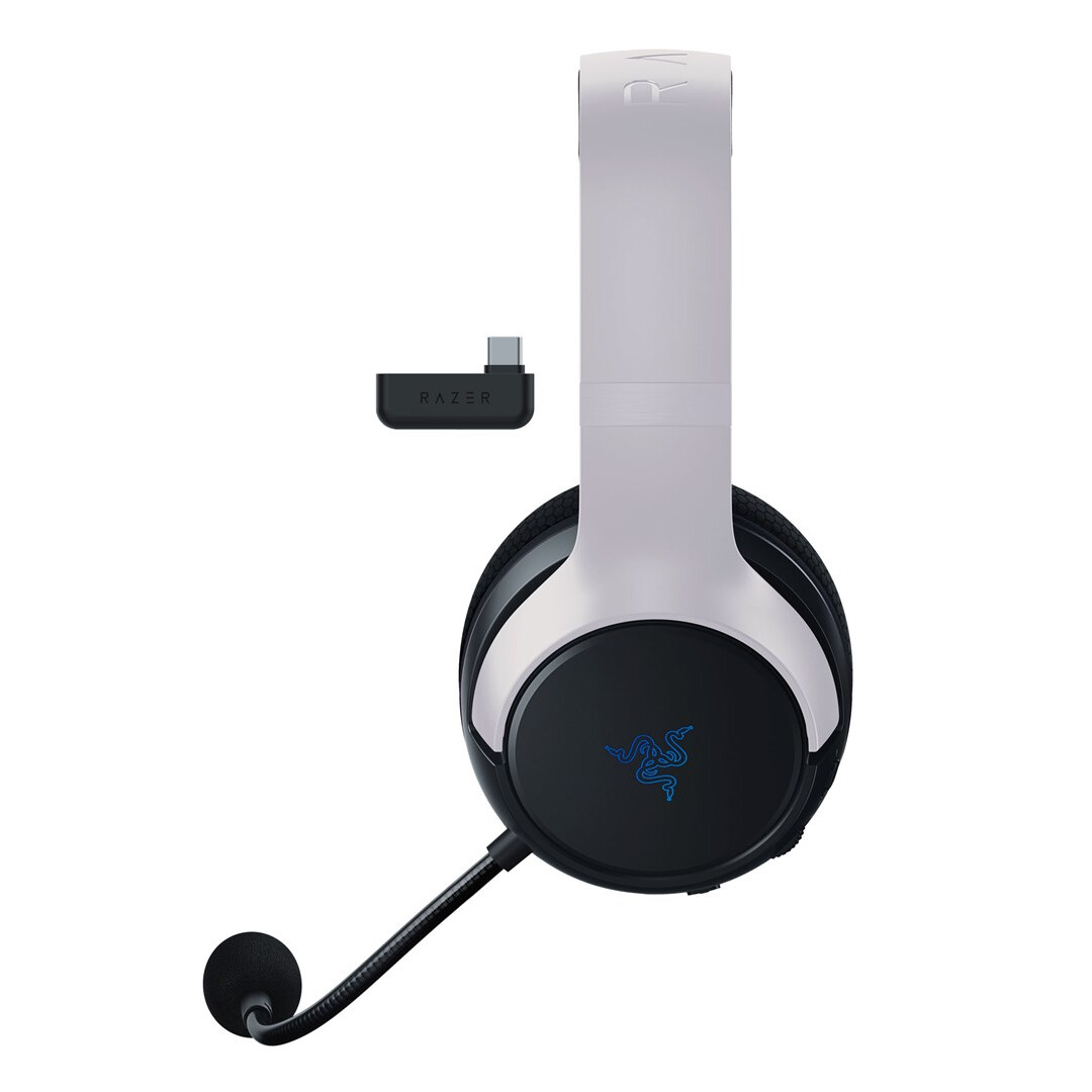 Austiņas Razer Kaira HyperSpeed White, Black (GAMRAZSLU0027) - foto 4