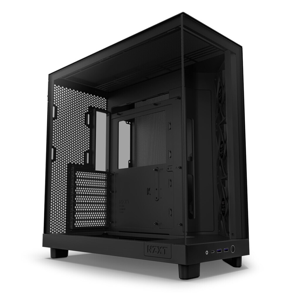 Datoru korpuss NZXT H6 Air Flow Midi Tower Black (CC-H61FB-01) - foto 4