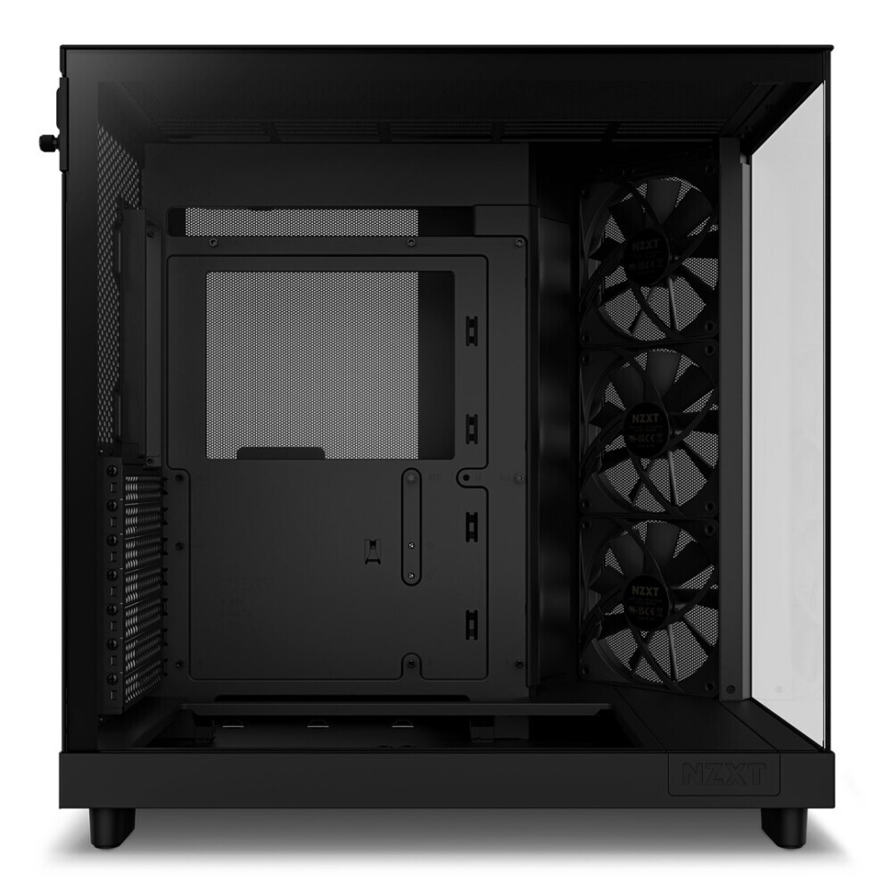 Datoru korpuss NZXT H6 Air Flow Midi Tower Black (CC-H61FB-01) - foto 10
