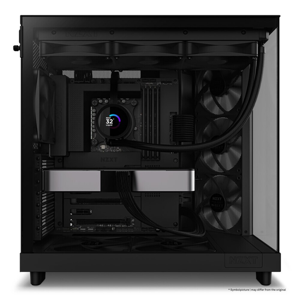 Datoru korpuss NZXT H6 Air Flow Midi Tower Black (CC-H61FB-01) - foto 11