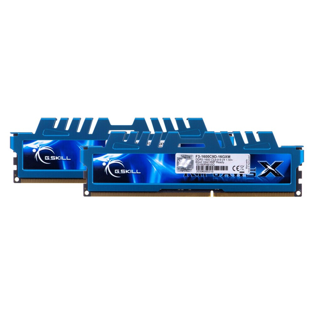 Operatīvā atmiņa G.Skill Ripjaws X 16GB 1600 MHz DDR3 CL9 KIT of 2x8GB (F3-1600C9D-16GXM) - foto 2