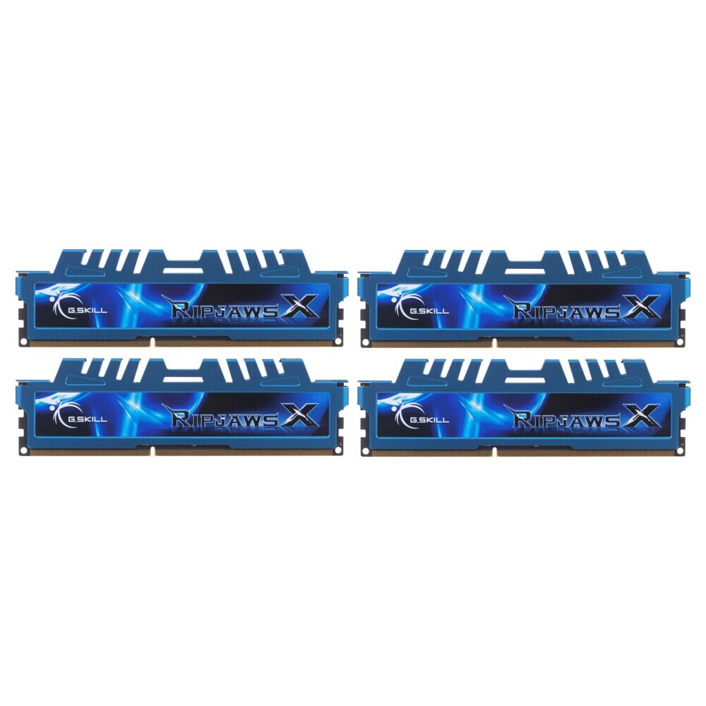 Operatīvā atmiņa G.Skill Ripjaws X 32GB 1600 MHz DDR3 CL9 KIT of 4x8GB (F3-1600C9Q-32GXM)