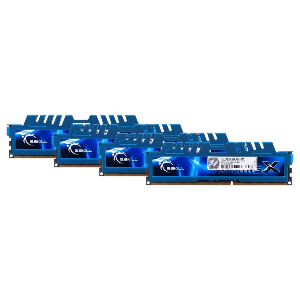 Operatīvā atmiņa G.Skill Ripjaws X 32GB 1600 MHz DDR3 CL9 KIT of 4x8GB (F3-1600C9Q-32GXM) - foto 2